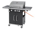 Bild 4 von GRILLMEISTER Gasgrill, 3plus1 Brenner, 14,4 kW mit Grillbesteck und Grillplatten