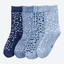 Bild 1 von Damen-Socken in verschiedenen Designs, 4er-Pack