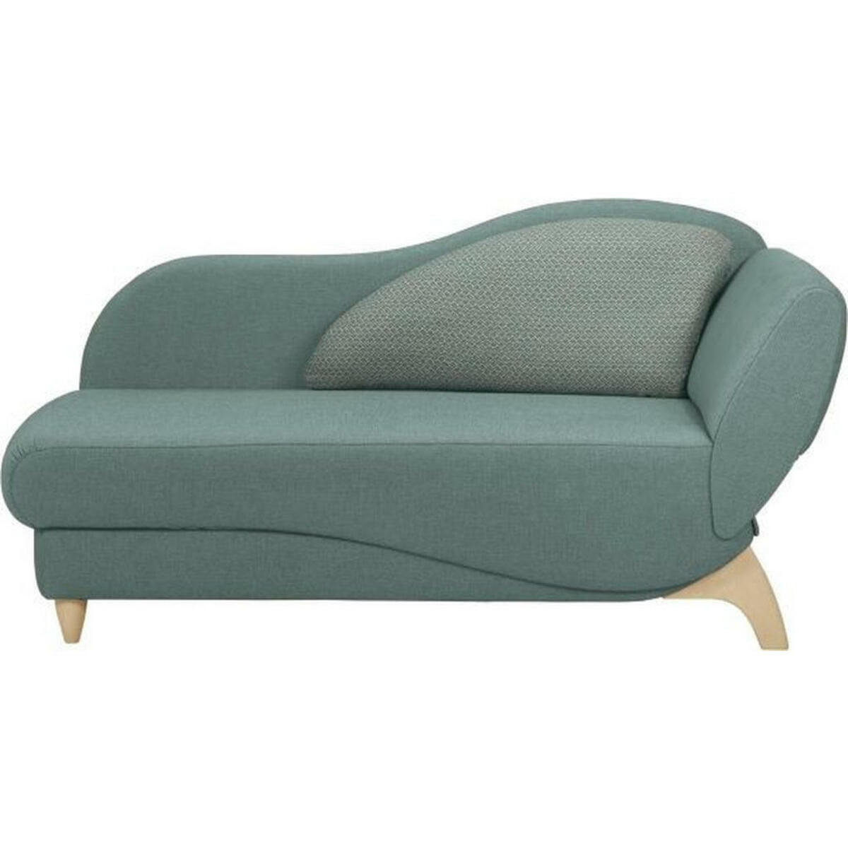 Bild 1 von Joka Liege, Grün, Textil, 2-Sitzer, 171-190x87x84 cm, Made in Austria, Stoffauswahl, seitenverkehrt erhältlich, Schlafen auf Sitzhöhe, Wohnzimmer, Sessel, Relaxliegen