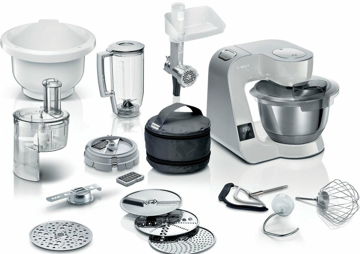 Bild 1 von BOSCH Küchenmaschine MUM5 MUM5XL72, 1000 W, 3,9 l Schüssel, mit umfangreichem Zubehör