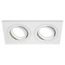 Bild 1 von Strahler, Weiß, Metall, rechteckig,rechteckig, 9.2x2.5x17.5 cm, CE, schwenkbar, verstellbare Spotlights, Lampen & Leuchten, Innenbeleuchtung, Spots & Strahler, Deckenspots
