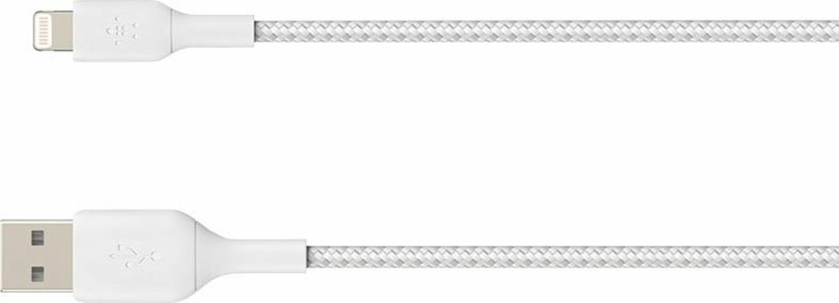 Bild 1 von Belkin Lightning Lade/Sync Kabel ummantelt mfi 1m USB-Kabel, USB Typ A, Lightning (100 cm)