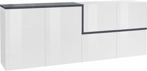 Tecnos Sideboard Zet, Breite 210 cm, Weiß