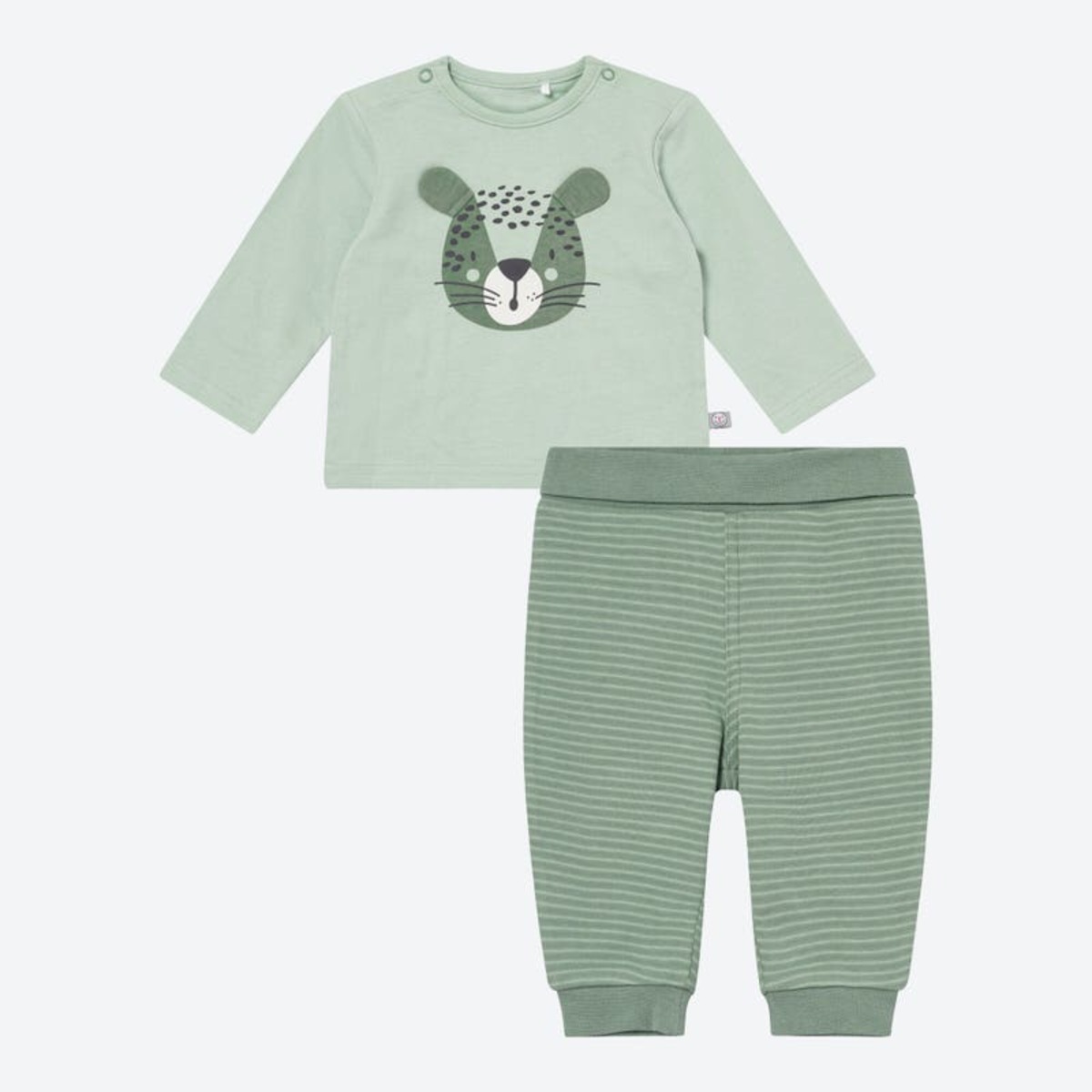 Bild 1 von Baby-Jungen-Set mit Leoparden-Aufdruck, 2-teilig