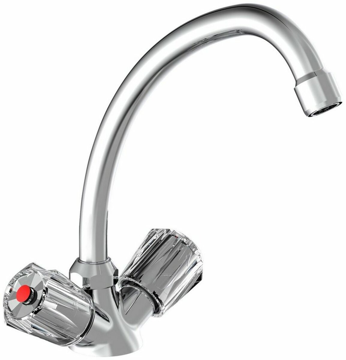 Bild 1 von Schütte Spültischarmatur Duo Mix Niederdruck Armatur Küche, schwenkbarer Wasserhahn, Mischbatterie
