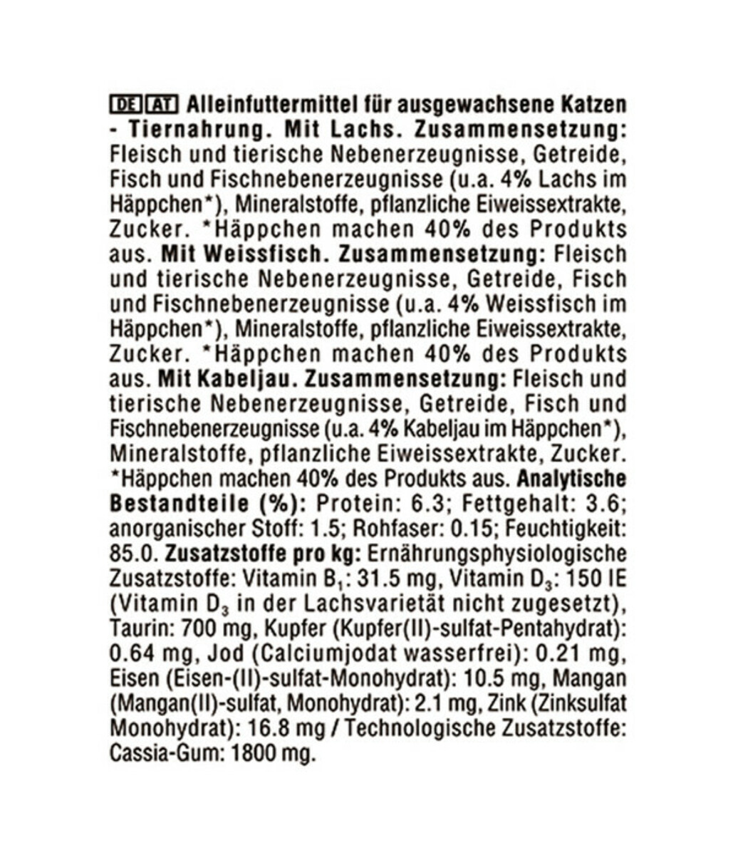 Bild 4 von KITEKAT® Nassfutter für Katzen Multipack Fisch-Box in Gelee, Adult, 12 x 85 g