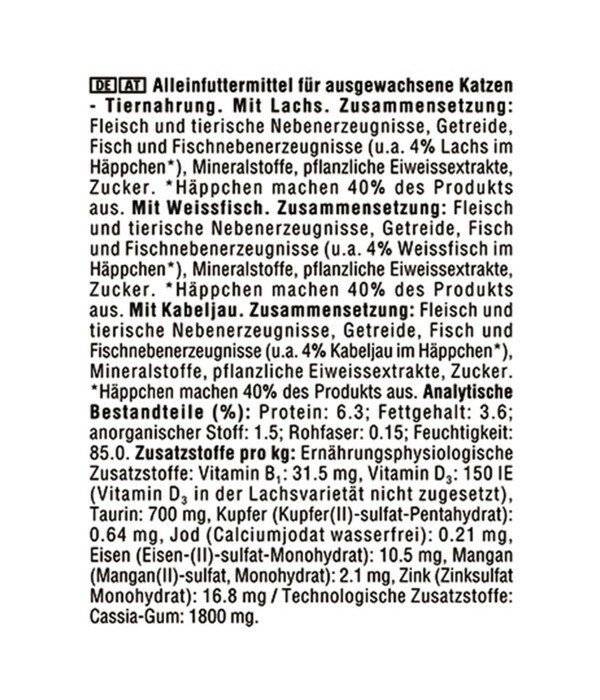 Bild 4 von KITEKAT® Nassfutter für Katzen Multipack Fisch-Box in Gelee, Adult, 12 x 85 g