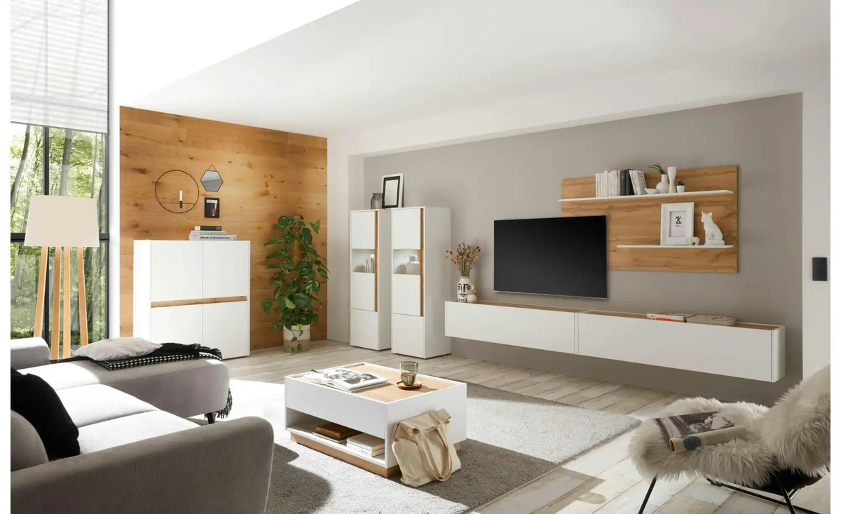 Bild 1 von Wohnwand Cande Weiß