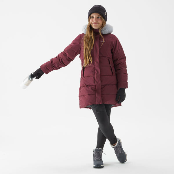 Bild 1 von Winterjacke Kinder Gr.122-170 wattiert wasserdicht warm bis -8°C Wandern - SH500 Bordeaux