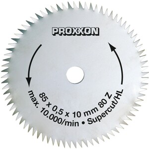 Proxxon Kreissägeblatt Super-Cut 85 mm 80 Zähne