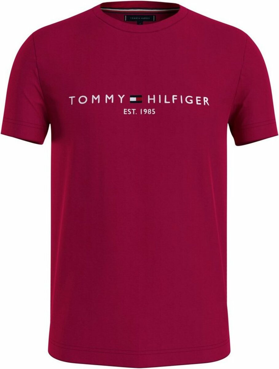 Bild 1 von Tommy Hilfiger T-Shirt TOMMY LOGO TEE aus reiner, nachhaltiger Baumwolle