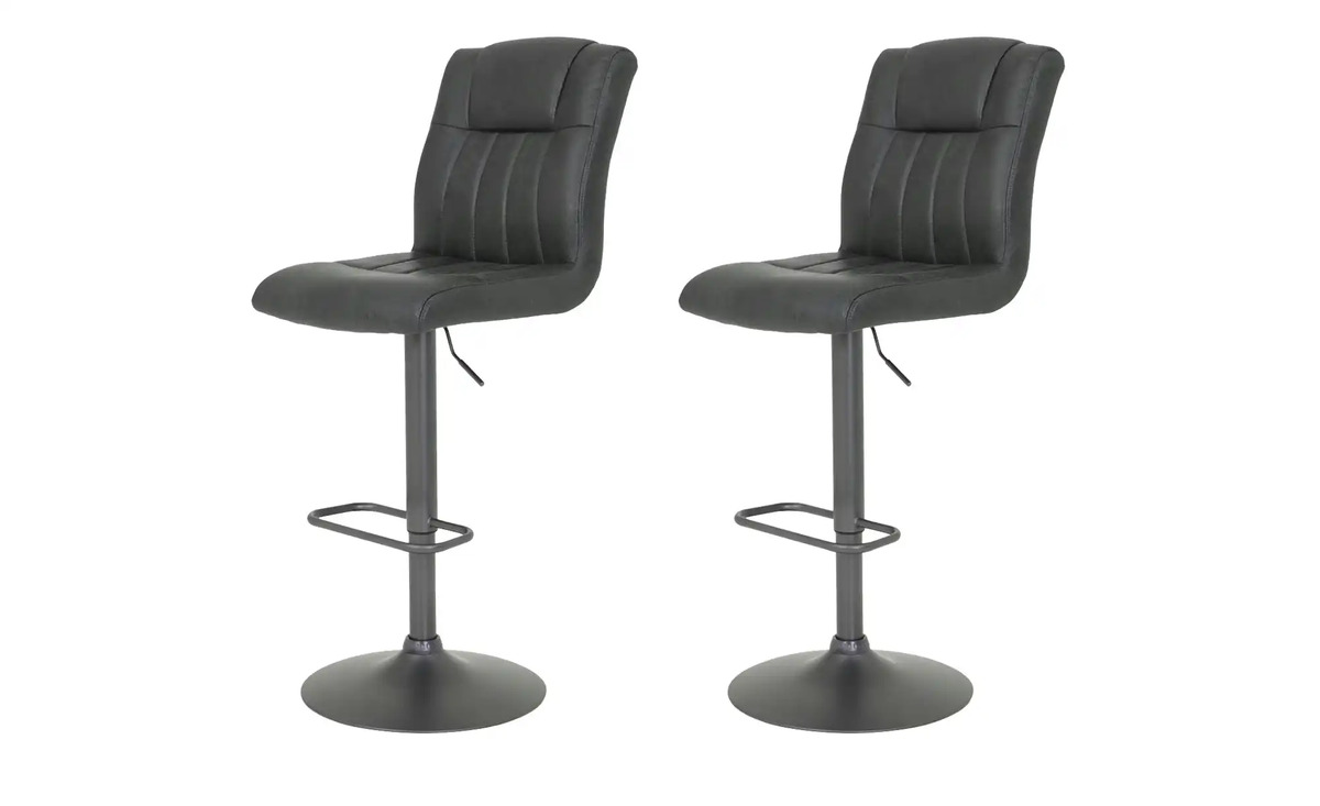 Bild 1 von Barhocker 2er-Set Vintage Anthrazit