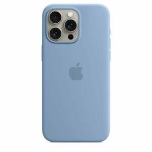 iPhone 15 Pro Max Silikon Case mit MagSafe - Winterblau