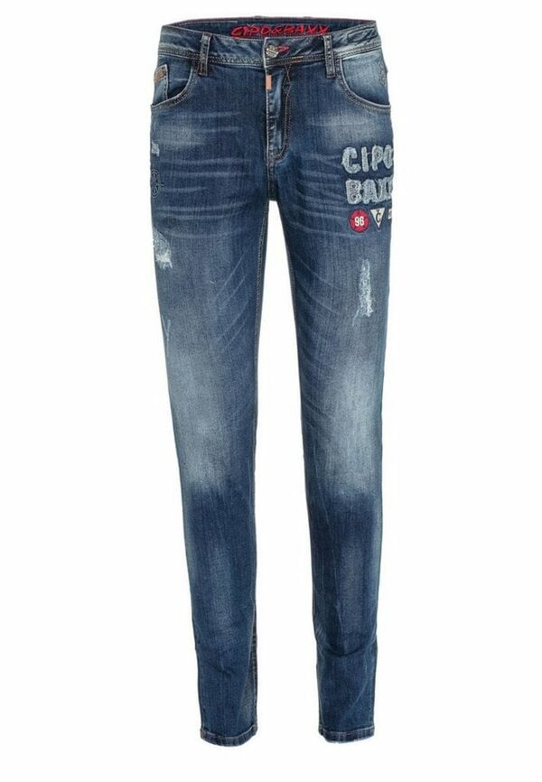 Bild 1 von Cipo & Baxx Bequeme Jeans mit Aufnäher in Slim Fit