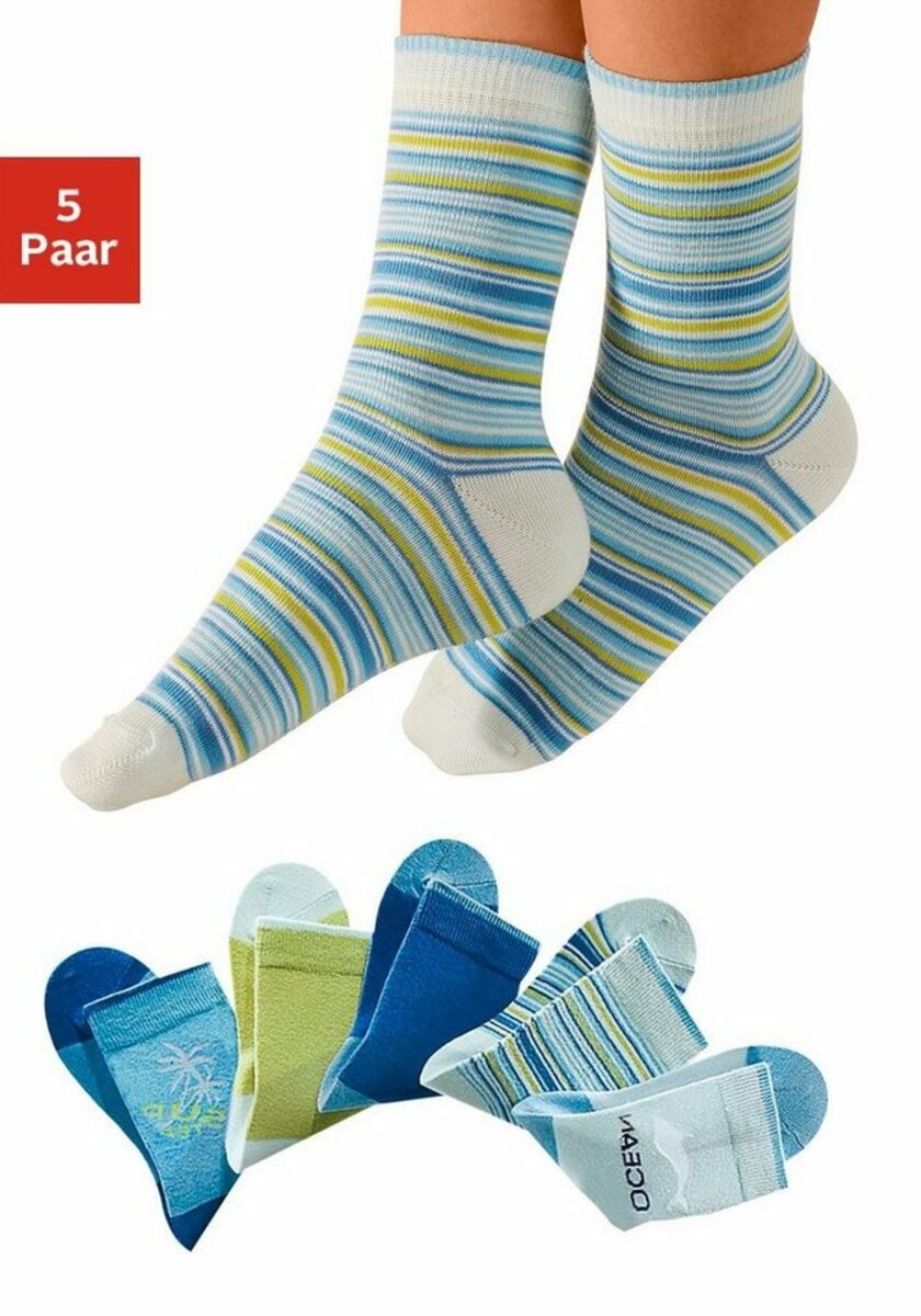 Bild 1 von H.I.S Socken (Set, 5-Paar) mit verstärkter Ferse & Spitze