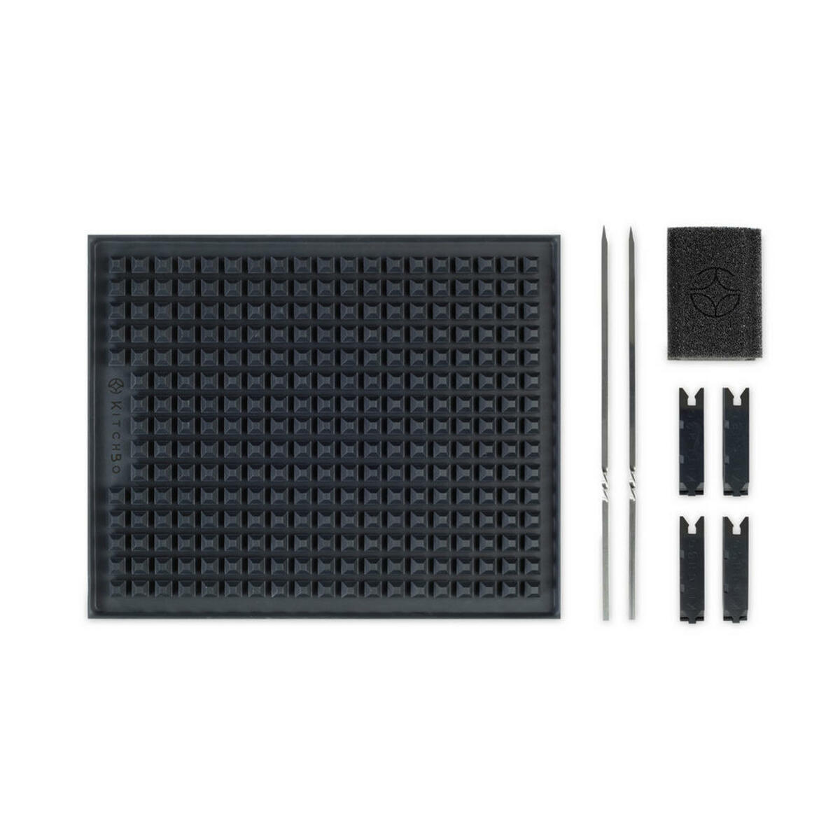 Bild 1 von Die Höhle der Löwen Dauerbackfolie Kitchbo, Schwarz, Kunststoff, 8-teilig, 30x1.2x37 cm, Backen, Backhelfer, Sonstige Backhelfer