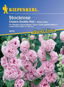 Alcea rosea Stockrosen Stockmalve Chaters Pink