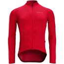 Bild 1 von Fahrradtrikot Rennrad langarm UV-Schutz RC100 Herren rot Rot|schwarz