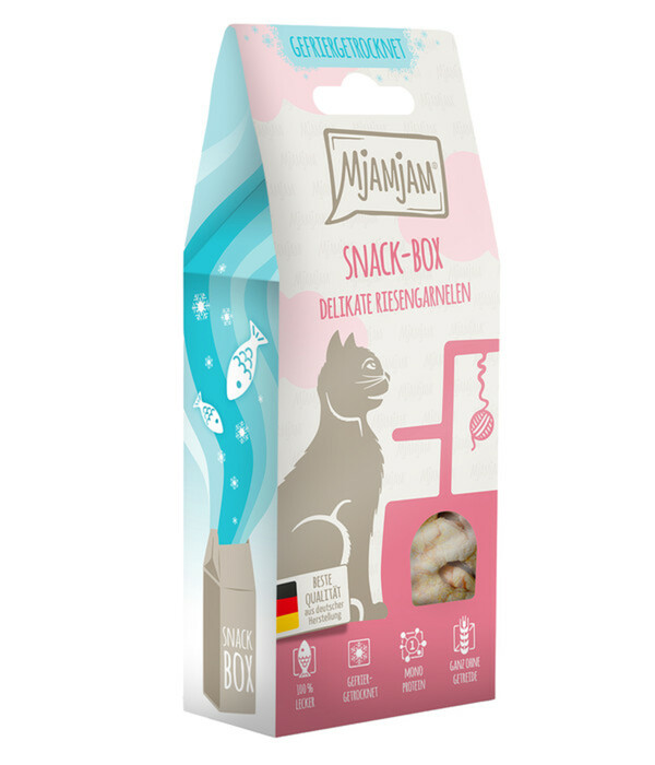 Bild 1 von MjAMjAM® Katzensnack Snackbox delikate Riesengarnelen, Adult, 25 g