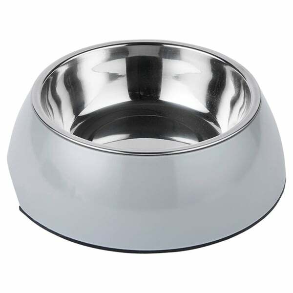 Bild 3 von ZooRoyal Melamin-Napf M 350ml 2er Set grau 350ml