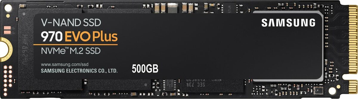 Bild 1 von Samsung 970 EVO Plus NVMe™ M.2 1 TB interne SSD (500 GB) 3500 MB/S Lesegeschwindigkeit, 3300 MB/S Schreibgeschwindigkeit