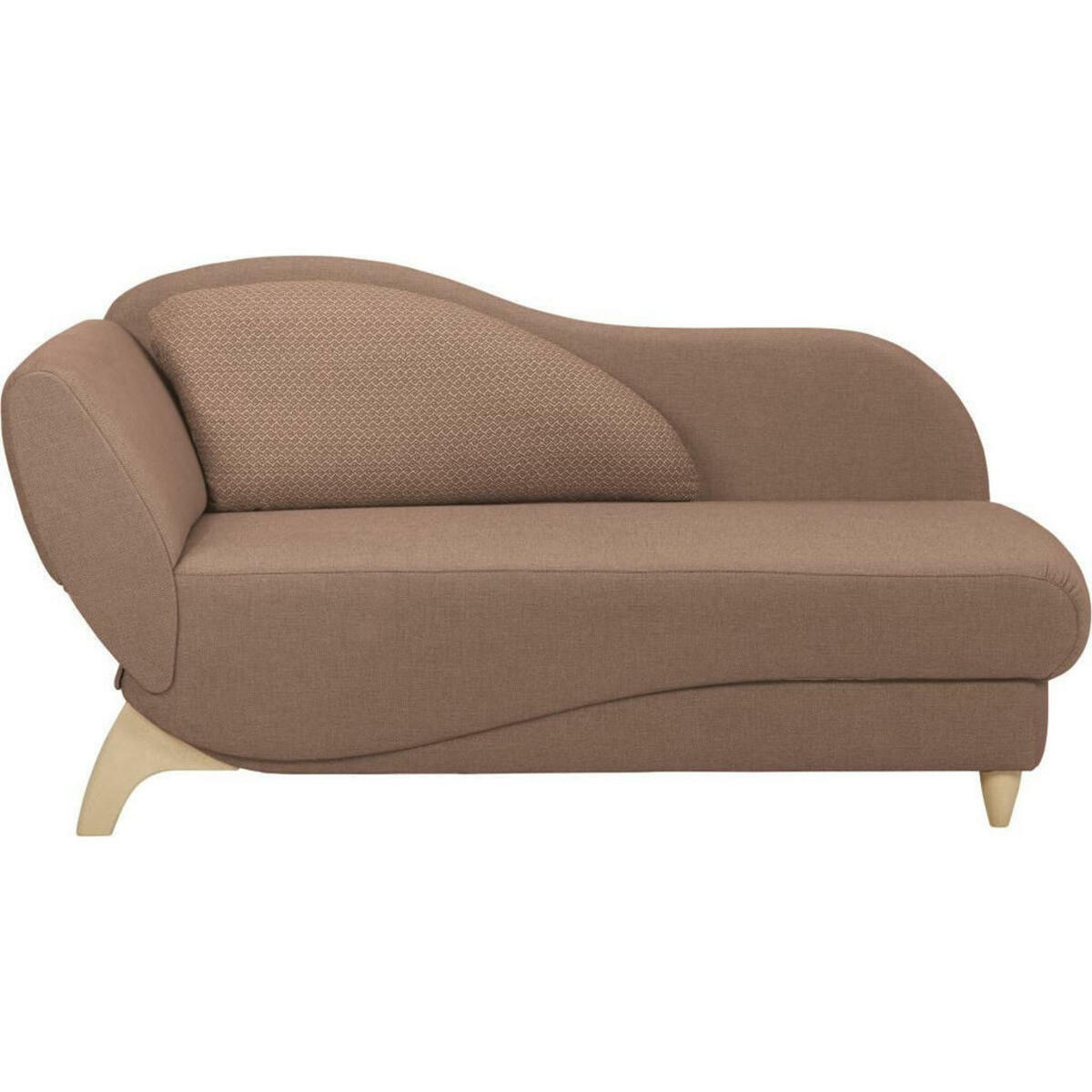 Bild 1 von Joka Liege, Braun, Textil, 2-Sitzer, 84x87x171-190 cm, Made in Austria, Stoffauswahl, Liegefunktion, seitenverkehrt erhältlich, Schlafen auf Sitzhöhe, Wohnzimmer, Sessel, Relaxliegen