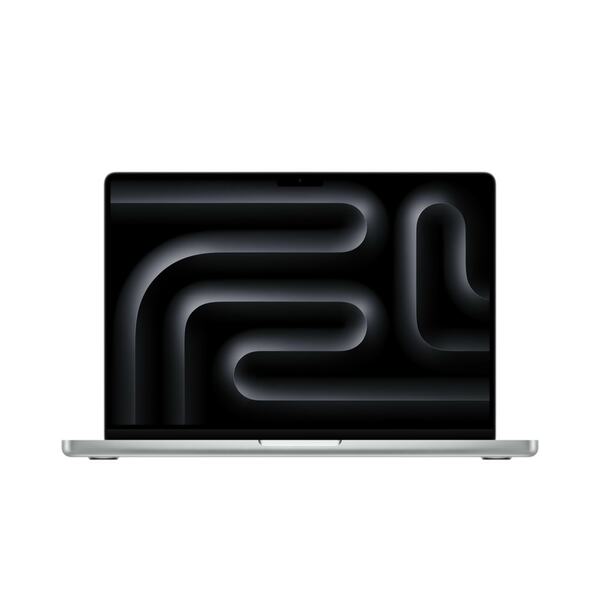 Bild 1 von MacBook Pro Silber 14 Zoll, M3, 8-Core-CPU, 8-Core-GPU, 8GB, 1TB SSD