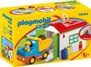 Bild 1 von Playmobil® Konstruktions-Spielset »LKW mit Sortiergarage (70184), Playmobil 1-2-3«, Made in Europe