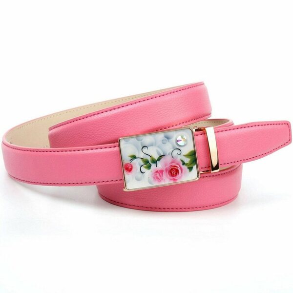 Bild 1 von Anthoni Crown Ledergürtel in rot mit Sommerfeeling