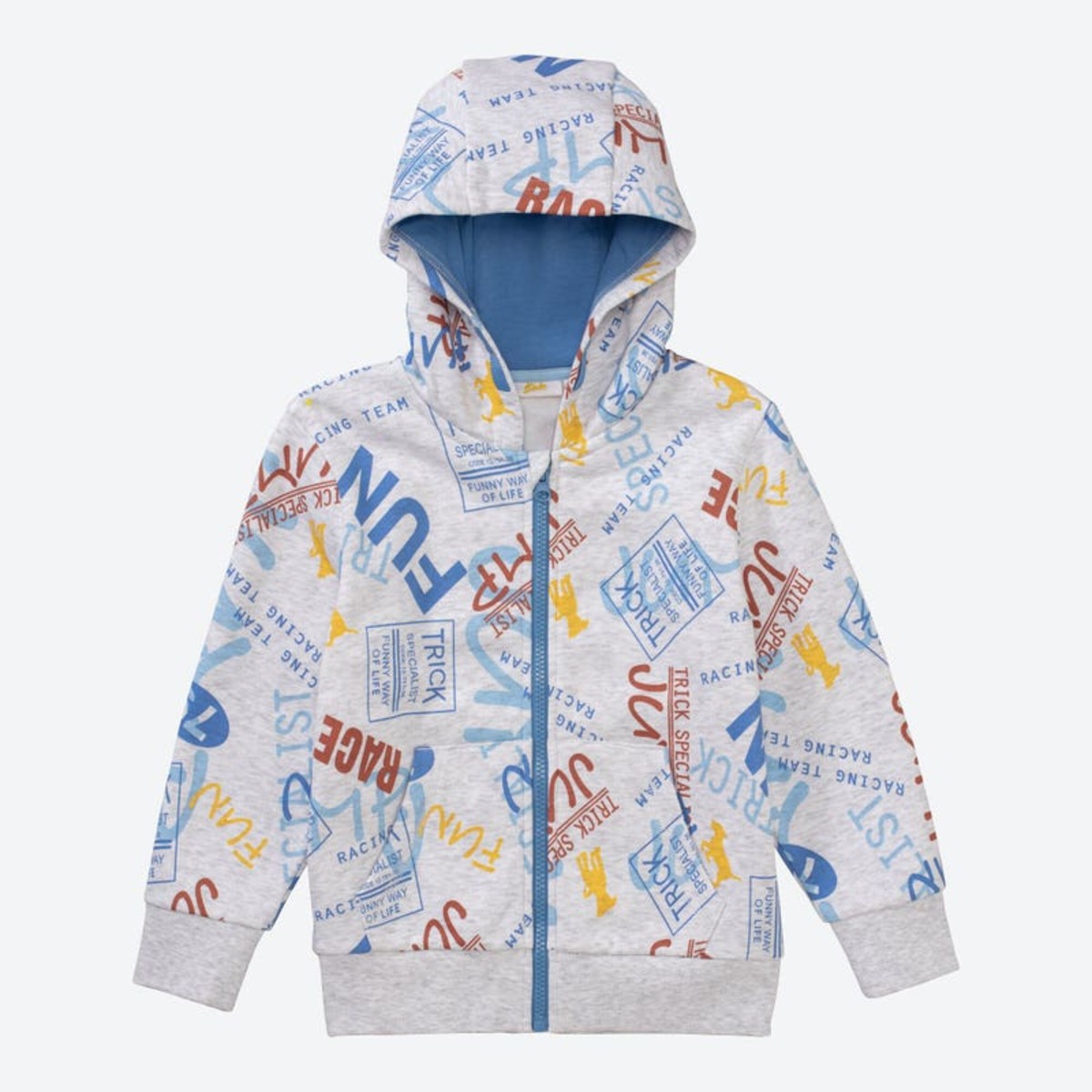 Bild 1 von Jungen-Sweatjacke mit Schriftzug-Muster