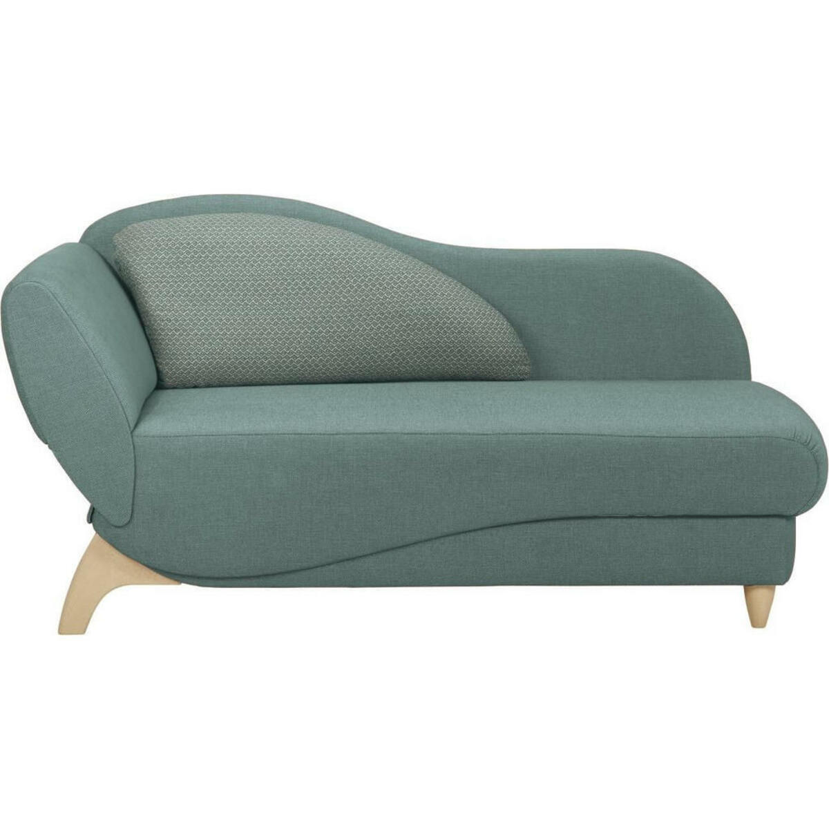 Bild 1 von Joka Liege, Grün, Textil, 2-Sitzer, 84x87x171-190 cm, Made in Austria, Stoffauswahl, Liegefunktion, seitenverkehrt erhältlich, Schlafen auf Sitzhöhe, Wohnzimmer, Sessel, Relaxliegen