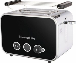RUSSELL HOBBS Toaster Distinctions Schwarz 26430-56, 2 kurze Schlitze, für 2 Scheiben, 1600 W