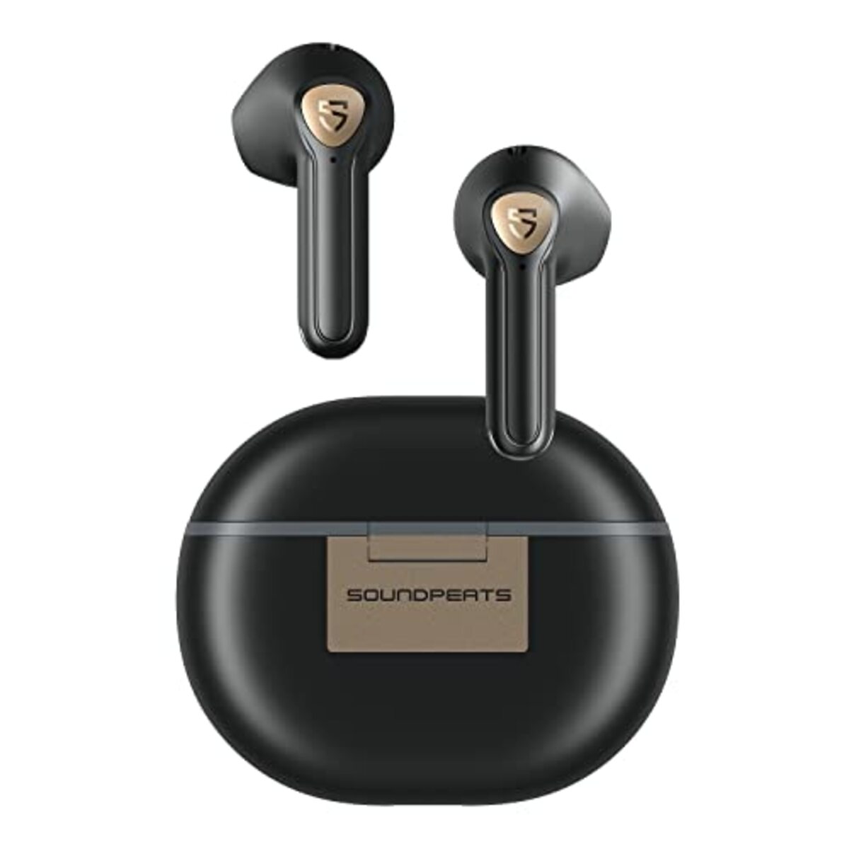 Bild 1 von SoundPEATS Bluetooth Kopfhörer mit LDAC Hi-Res Audio, Air3 Deluxe HS Semi In-Ear Kabellose Kopfhörer mit ENC Mic, APP-Steuerung, 14,2 mm Großer Treiber Ohrhörer 20H, Spielmodus, Violett