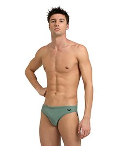 arena Santamarias R Kurze Herren-Badehose, Herren-Badehose für Meer, Pool & Schwimmbad aus Gefüttertem MaxFit Eco Material, Chlor- und Salzwasserbeständig, UV-Schutz 50+, 48, Army-black