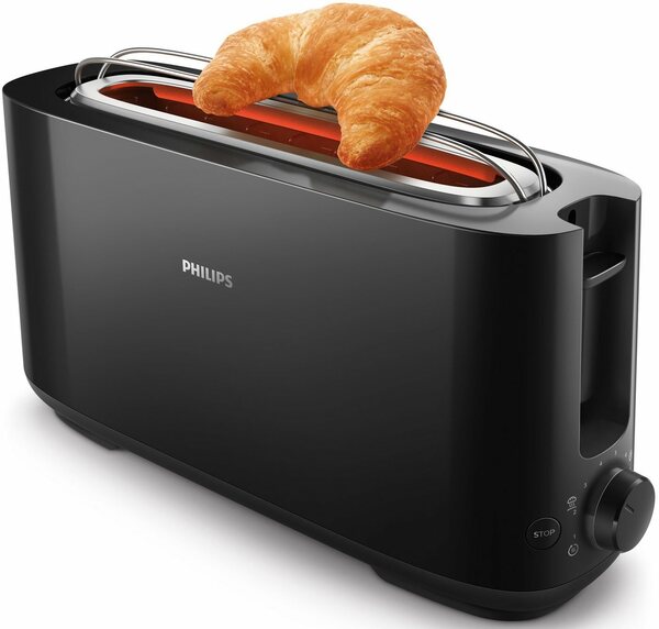 Bild 1 von Philips Toaster HD2590/90, 1 langer Schlitz, 1030 W