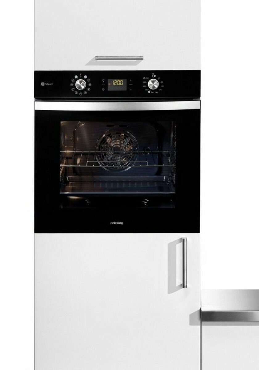 Bild 1 von Privileg Einbaubackofen PBWK3 JH8S BLG, mit Backauszug, Hydrolyse, Dampffunktion