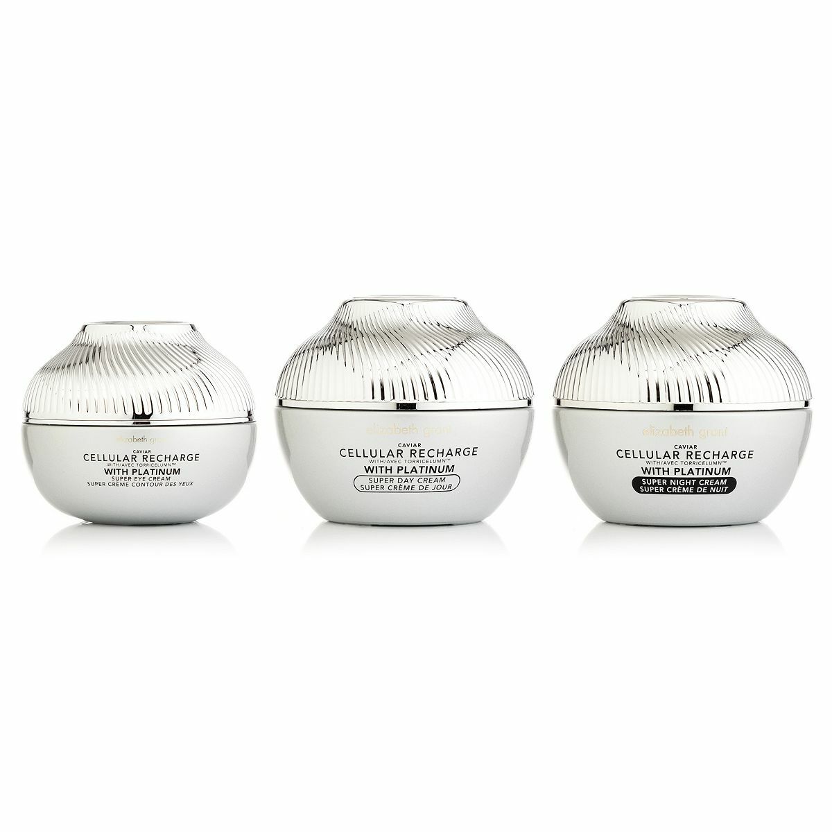 Bild 1 von ELIZABETH GRANT Caviar Platinum Tages- und Nachtcreme je 100ml, Augencreme 50ml