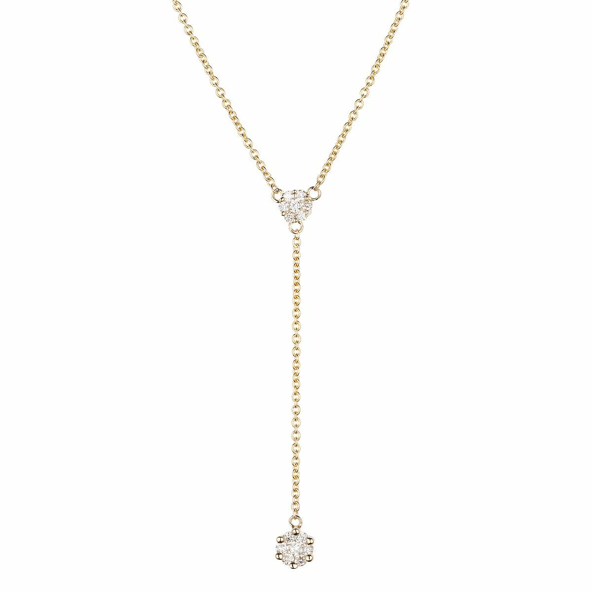 Bild 1 von DIAMOUR Collier 14 Brillanten zus. ca. 0,17ct Gold 585