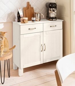 Home affaire Sideboard Alby, Weiß