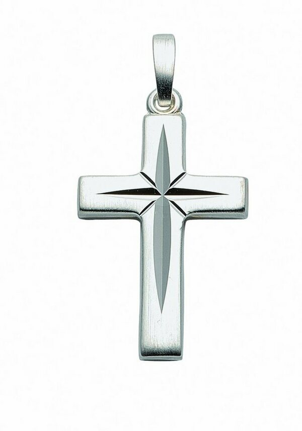 Bild 1 von Adelia´s Kettenanhänger 925 Silber Kreuz Anhänger, Silberschmuck für Damen & Herren