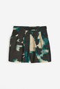 Bild 1 von H&M Wasserabweisende Outdoor-Shorts Dunkeltürkis/Gemustert, Sport-Shorts in Größe M. Farbe: Dark turquoise/patterned