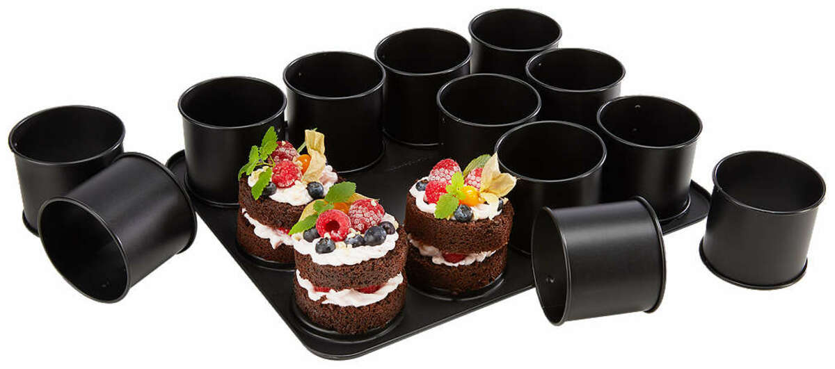 Bild 1 von ZENKER 12er-Mini-Törtchen-Backblech »special creative«