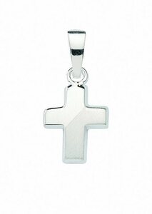 Adelia´s Kettenanhänger 925 Silber Kreuz Anhänger, Silberschmuck für Damen & Herren