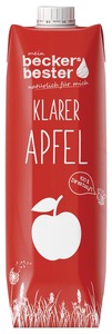 Beckers Bester Apfelsaft Klar 100 % Fruchtgehalt Tetra Pack 6 x 1 l (6 l)