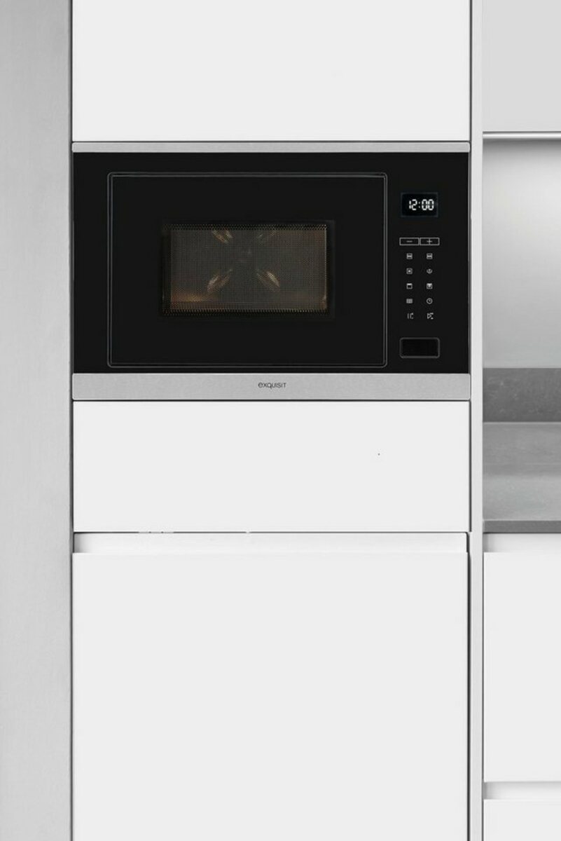 Bild 1 von exquisit Einbau-Mikrowelle EMW25-G-020, Grill, Mikrowelle, 25 l