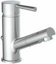 Bild 1 von Schütte Waschtischarmatur Cornwall mit herausziehbarer Haarbrause, mit Zugstange, Chrom