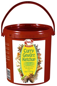 Hela Curry Gewürz Ketchup delikat  (10 kg)