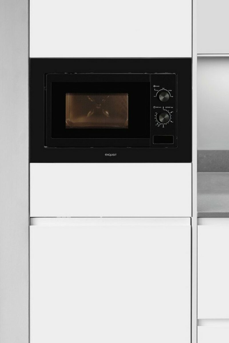 Bild 1 von exquisit Einbau-Mikrowelle EMW10-020, Mikrowelle, 20 l