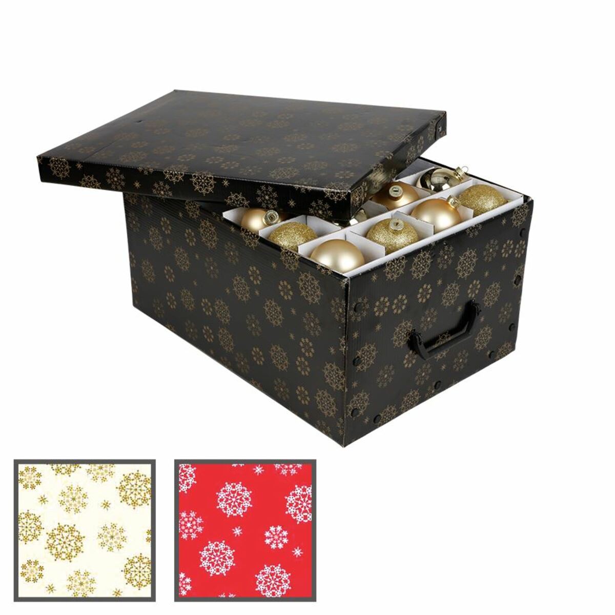 Bild 1 von Deko-Aufbewahrungsbox für Weihnachtskugeln mit Einsätzen