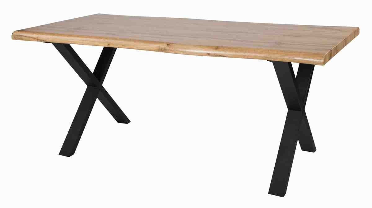 Bild 1 von Esstisch Baumkantentisch 180 x 90 cm Wildeiche - LENIA